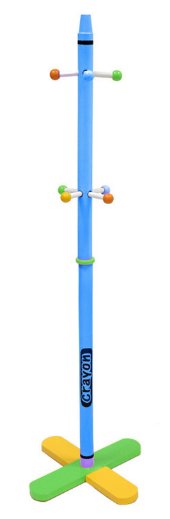 Zoomie Kids Jimmie Solid Wood Free standing Coat Stand Reviews